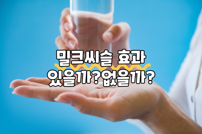 밀크씨슬 효과 없음